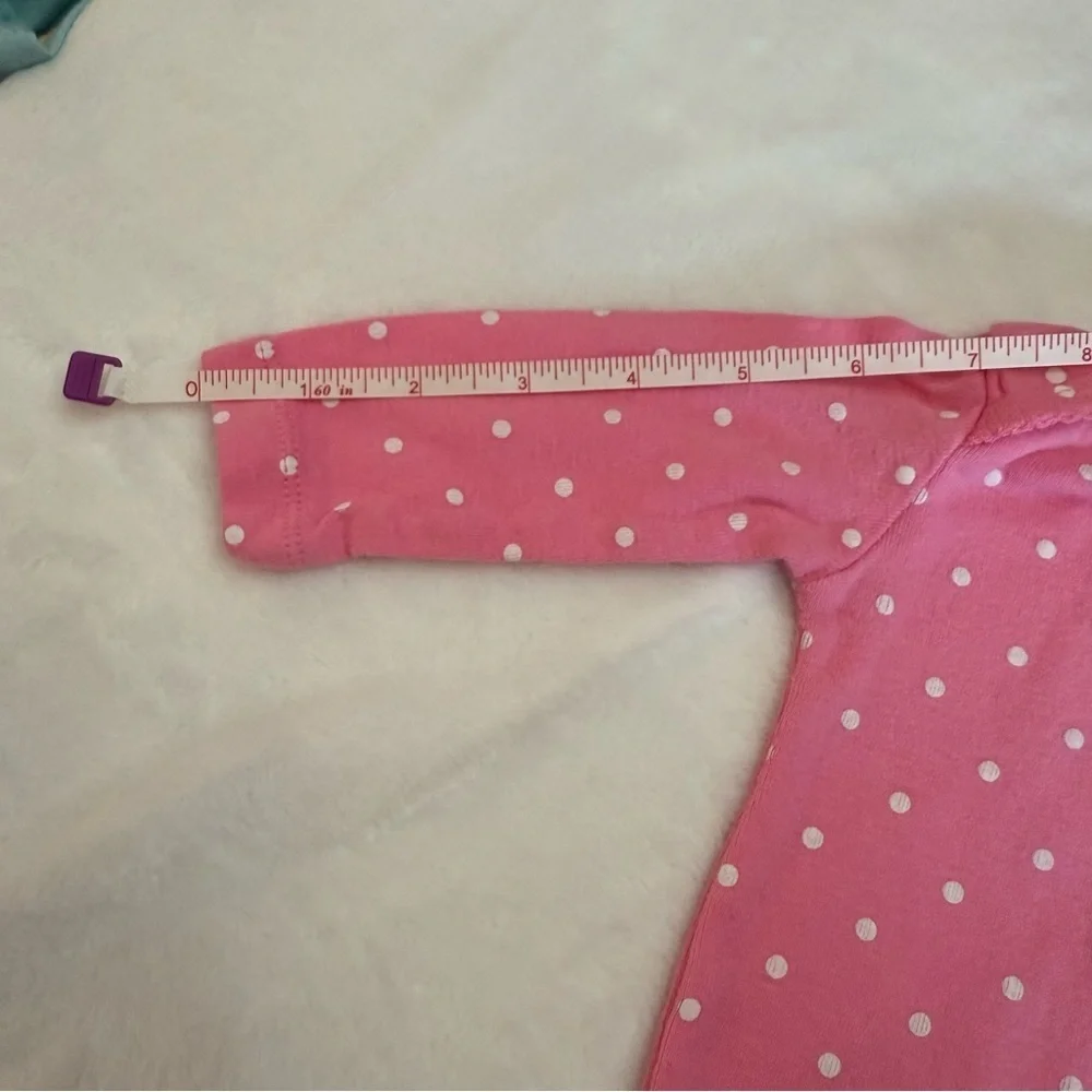 Carter's Pink and Orange Polka Dot Bodysuit Duo